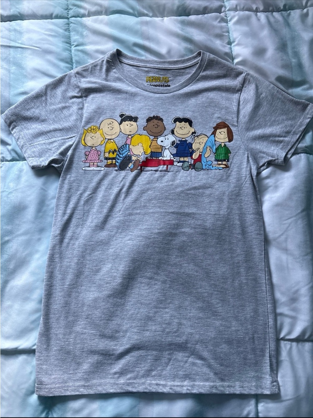 Peanuts Graphic Tee - Light Gray